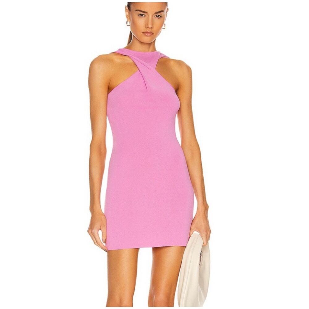 Atoir Revolve Whitehaven Knit Mini Dress Pink Small 4 - Picture 3 of 9